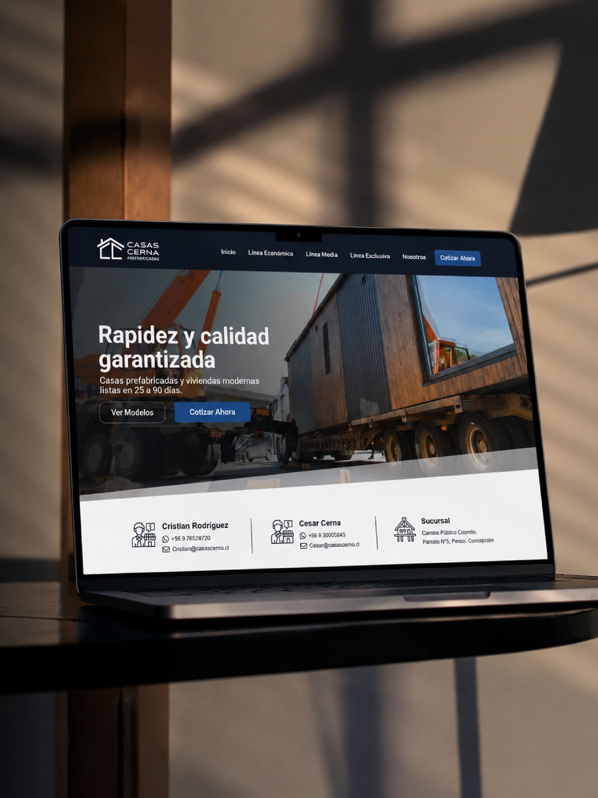 Mockup branding Los Sabinos